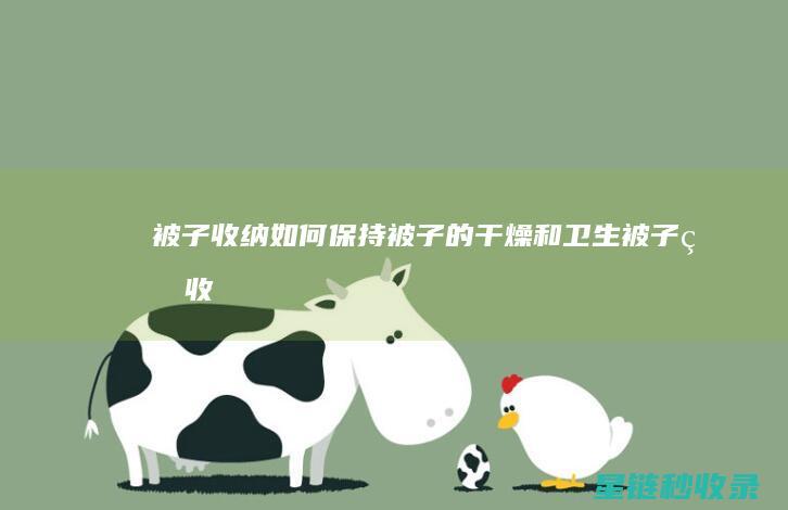 被子收纳：如何保持被子的干燥和卫生 (被子的收纳)