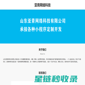 济南小程序开发_济南天桥小程序开发-山东亚青网络科技有限公司